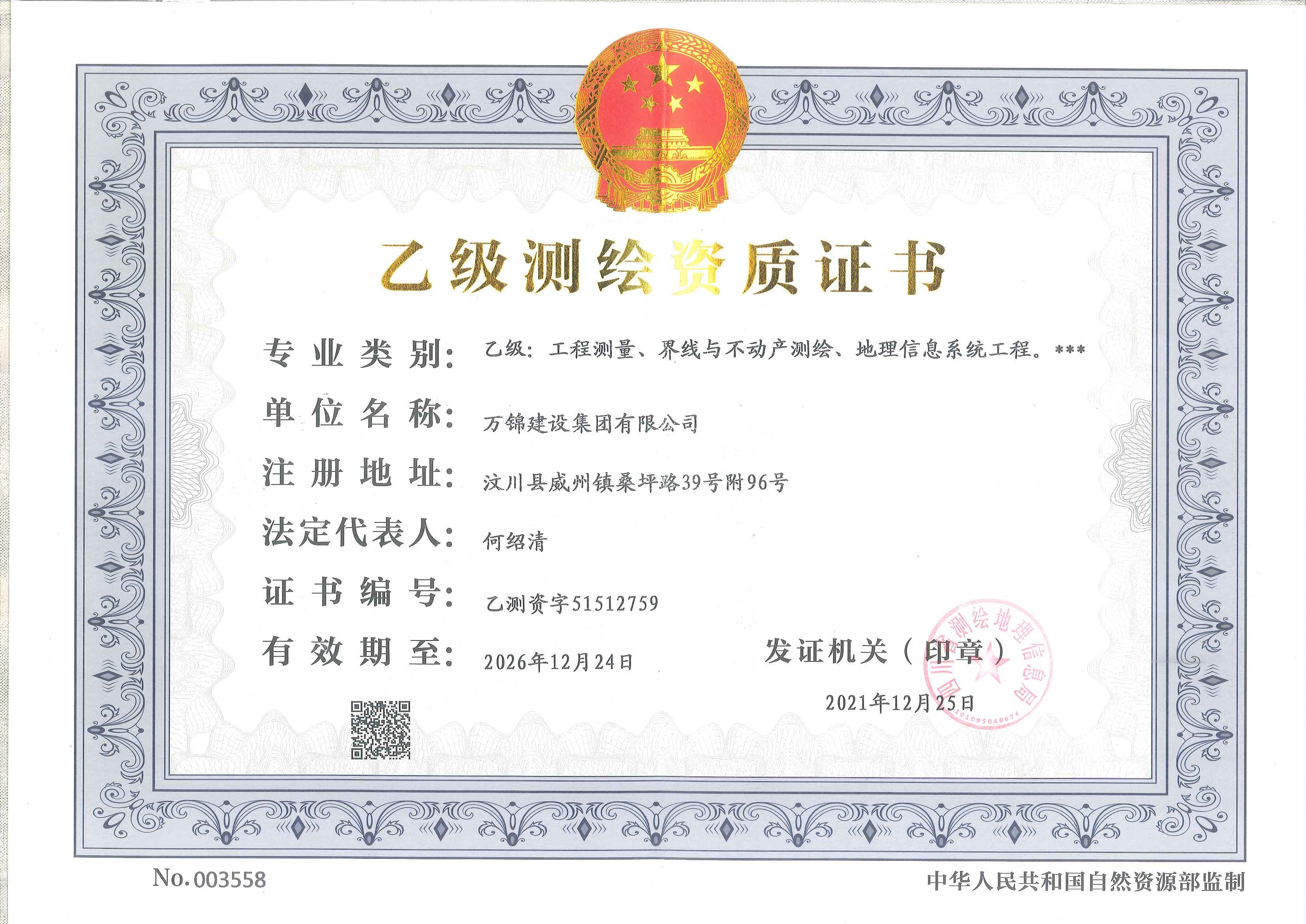 有关资质（资格）证书（原件扫描件）