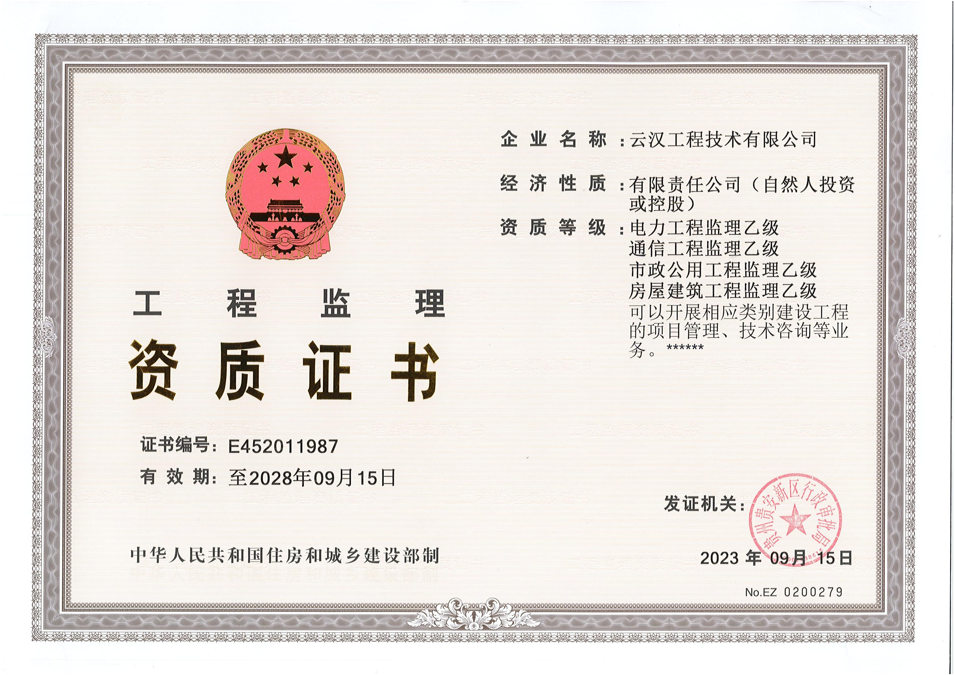 资质（资格）证书（原件扫描件）