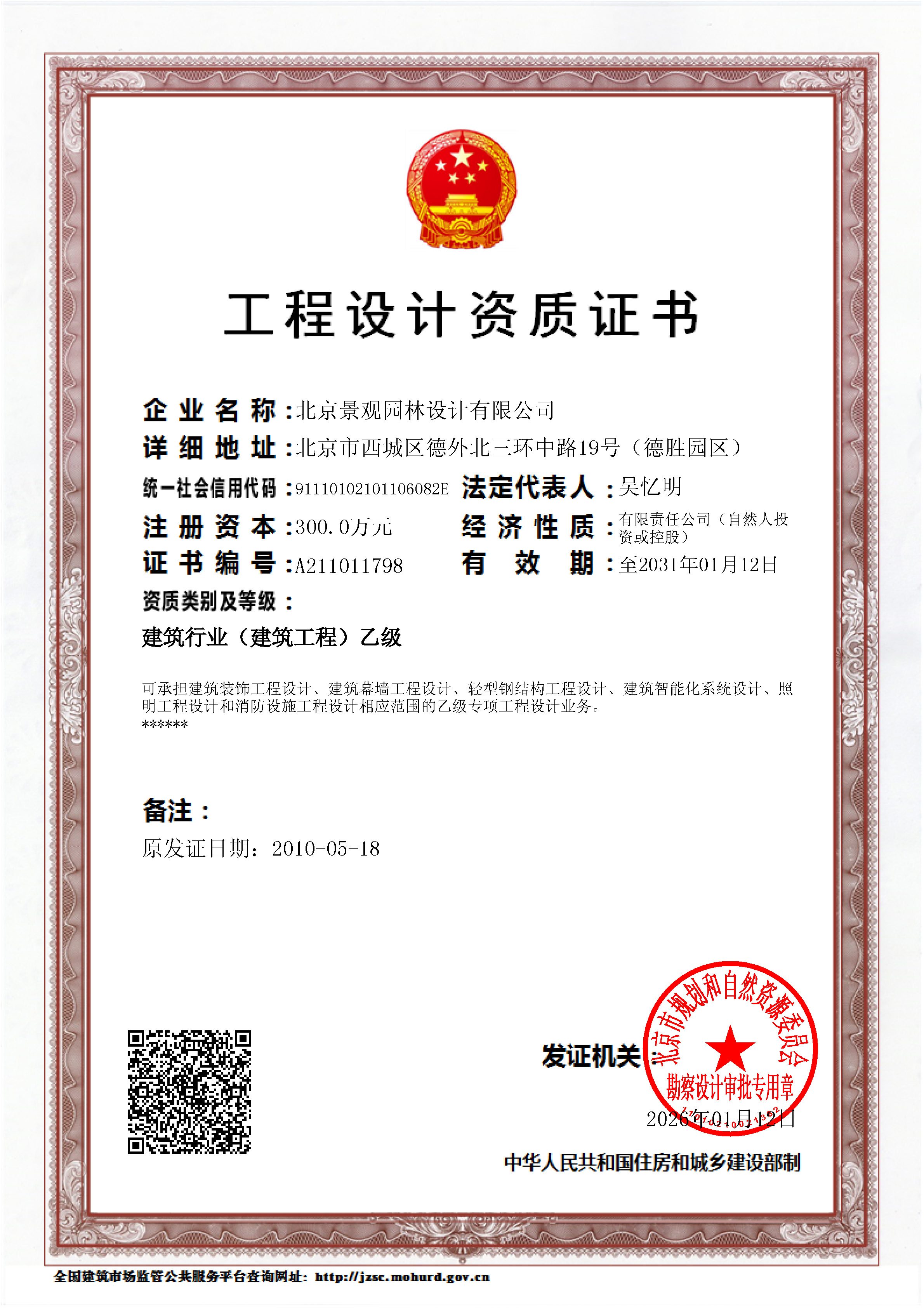 有关资质（资格）证书（原件扫描件）