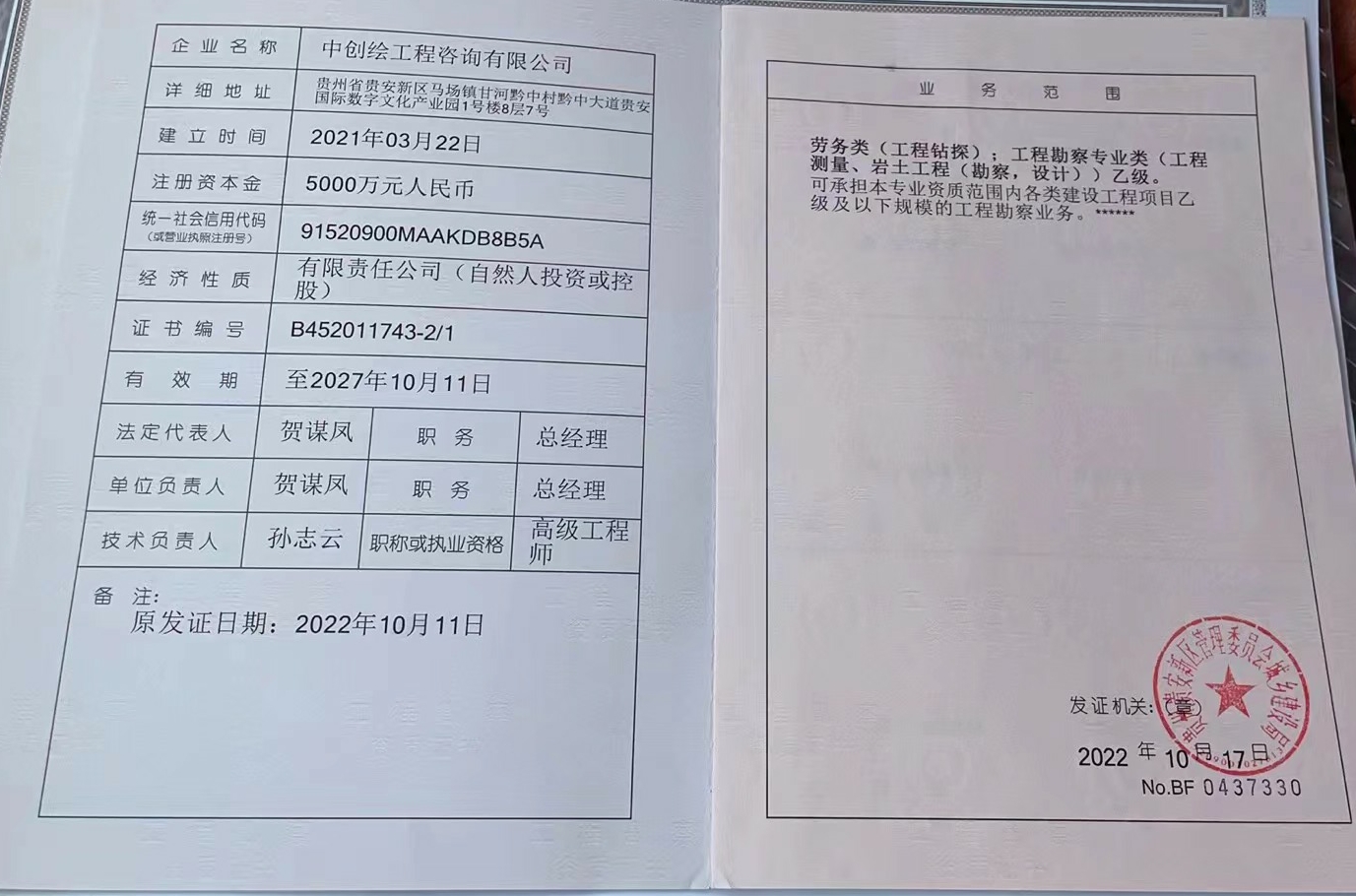 资质（资格）证书（原件扫描件）