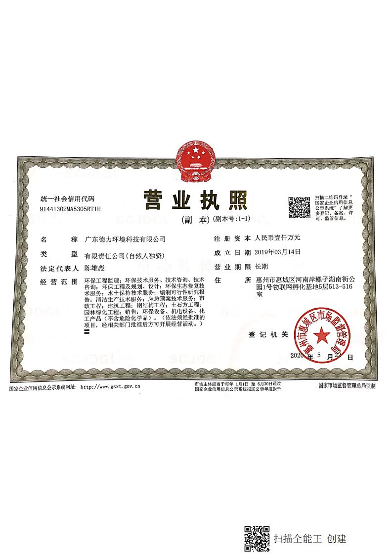 营业执照或法人登记证（原件扫描件）【企业提供营业执照，事业单位或社会组织提供法人登记证】