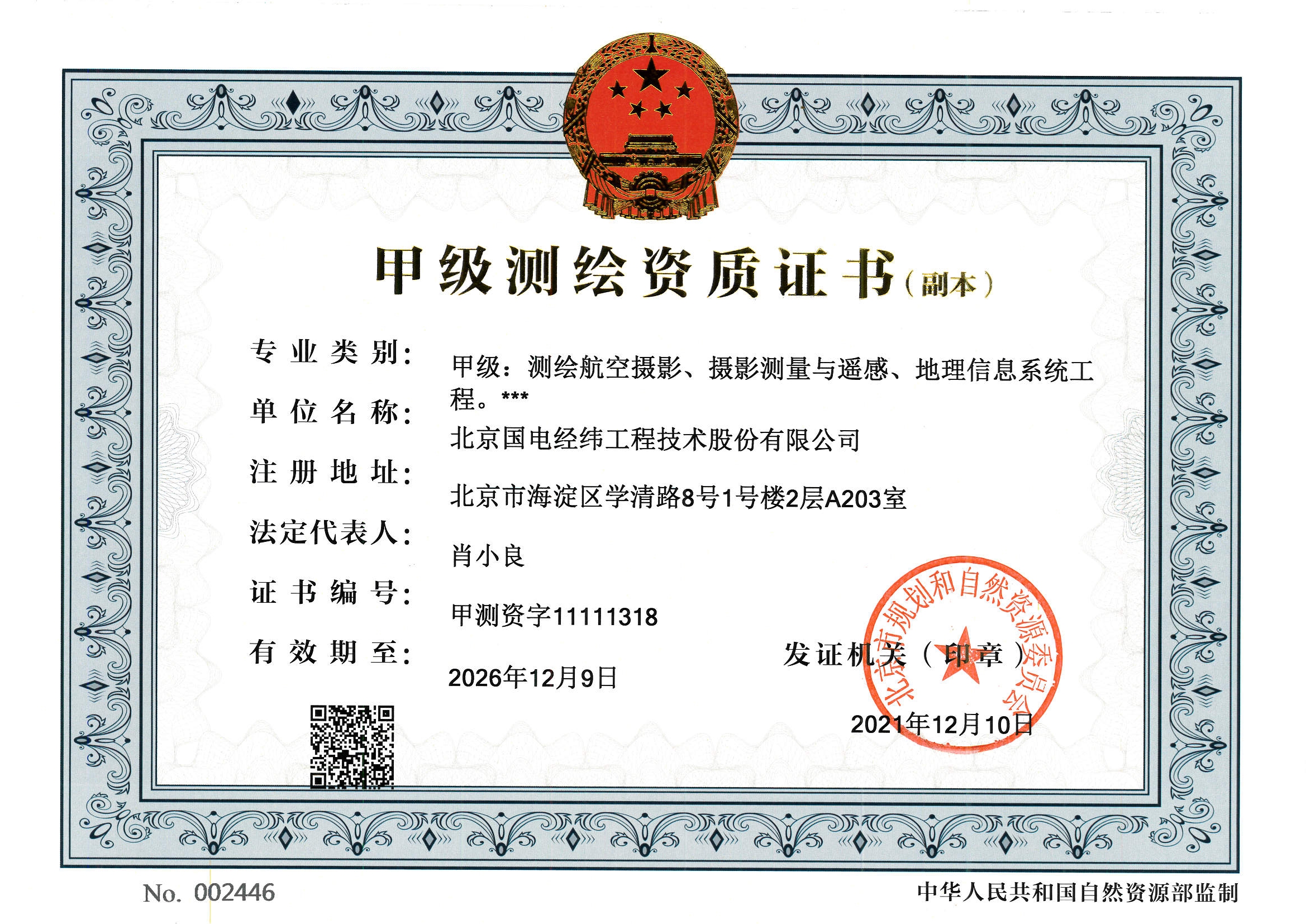 有关资质（资格）证书（原件扫描件）