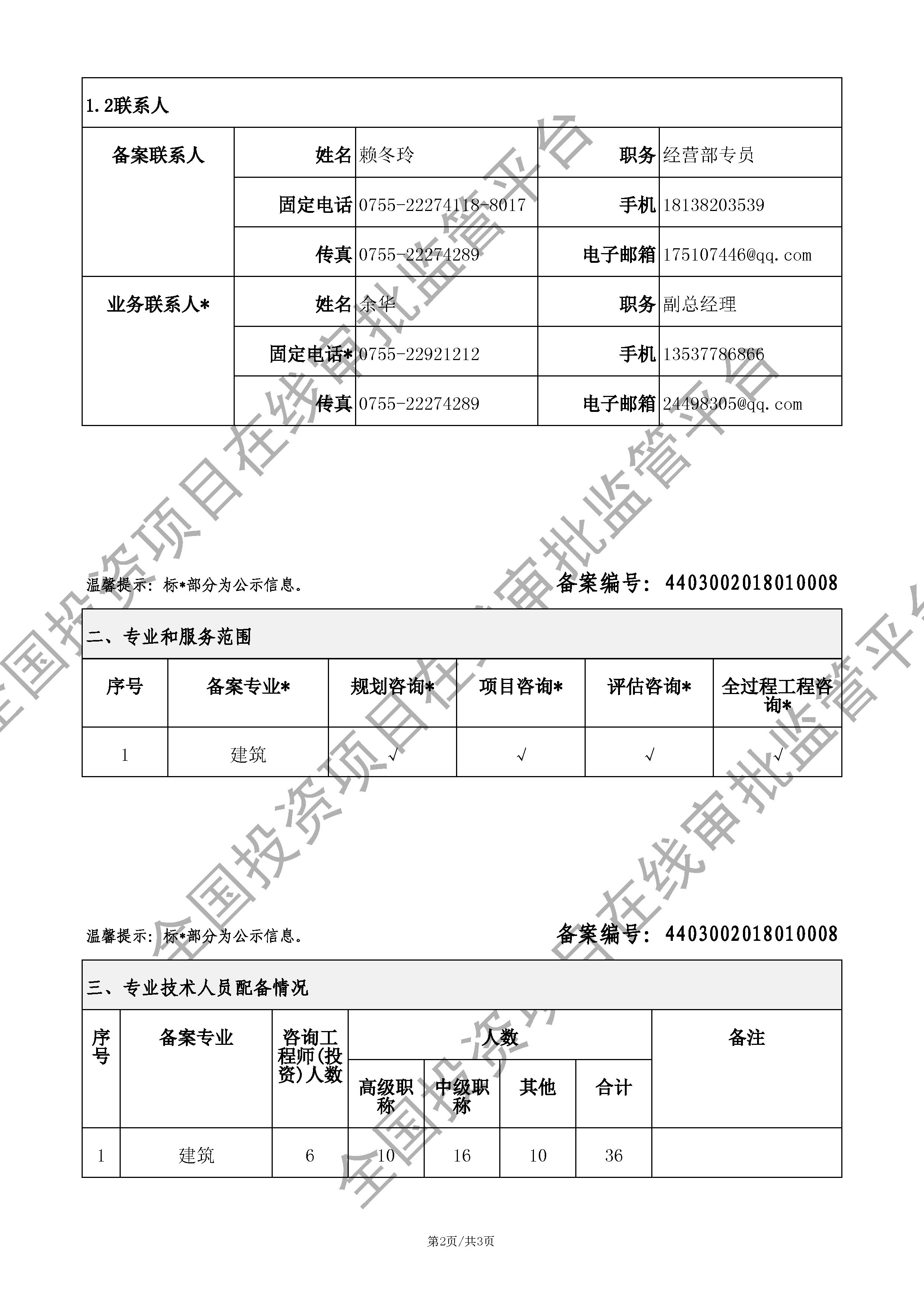 全国投资项目在线审批监管平台生成的《工程咨询单位备案》（原件扫描件）