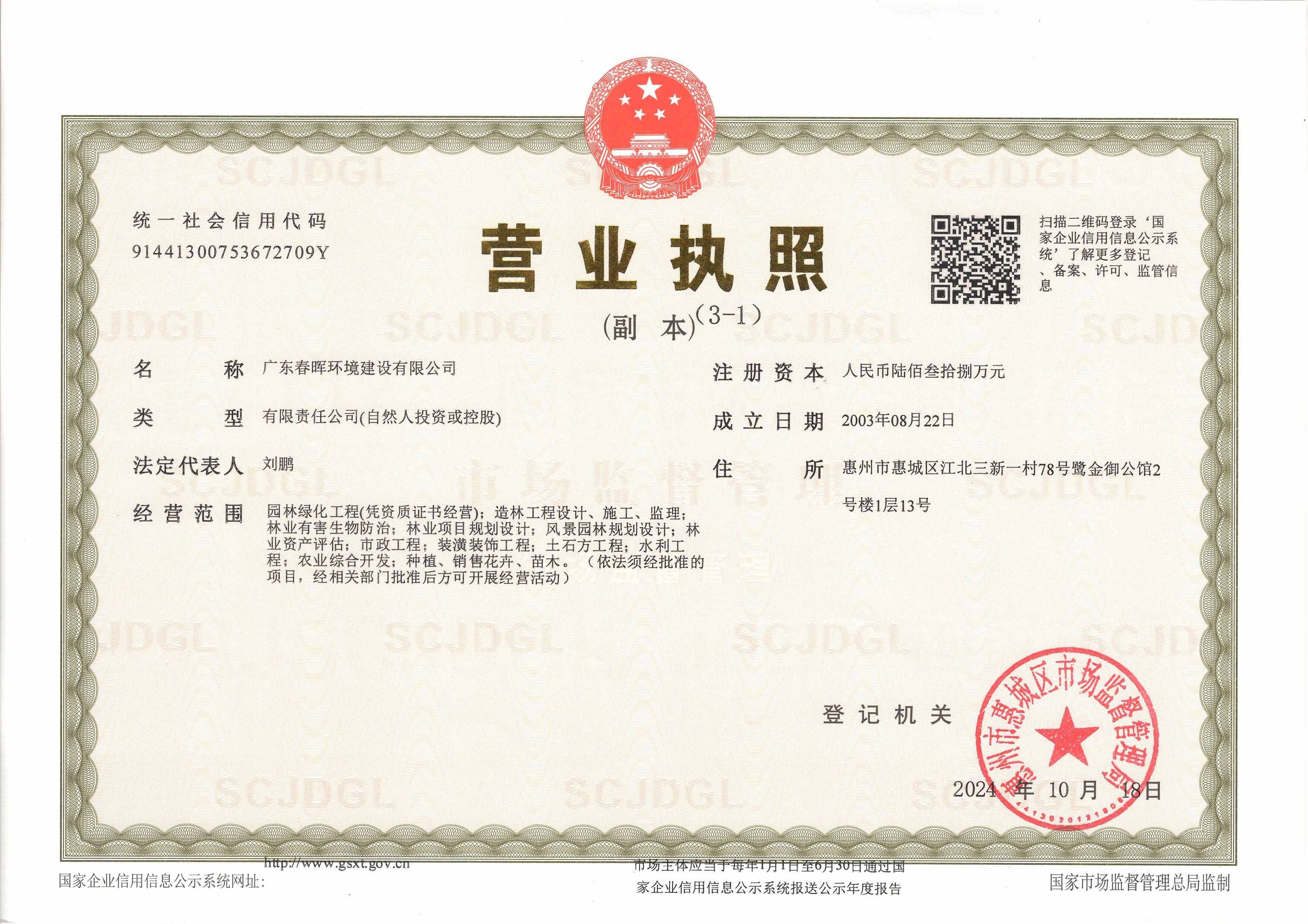 营业执照或法人登记证（原件扫描件）【企业提供营业执照，事业单位或社会组织提供法人登记证】