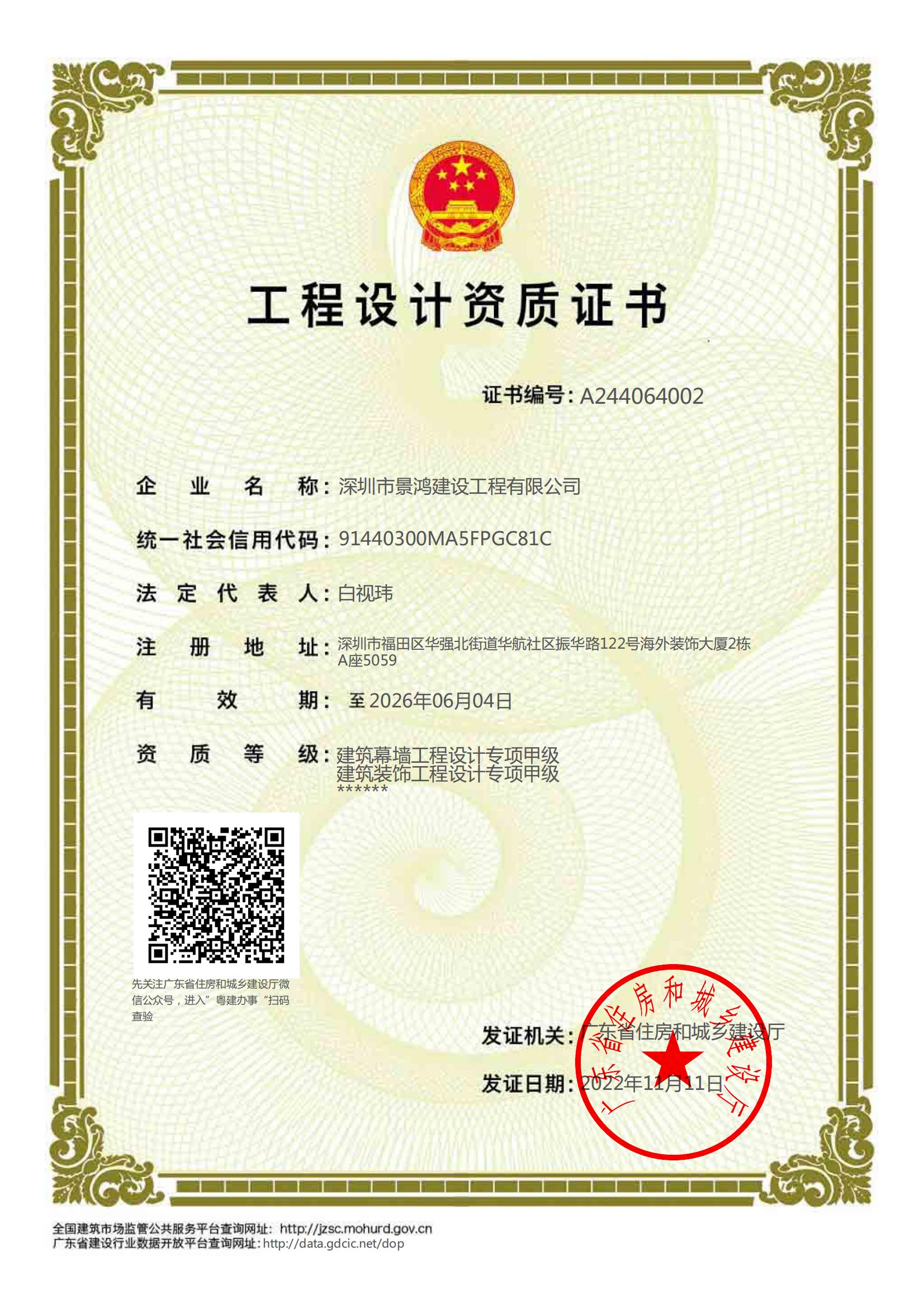 资质（资格）证书（原件扫描件）