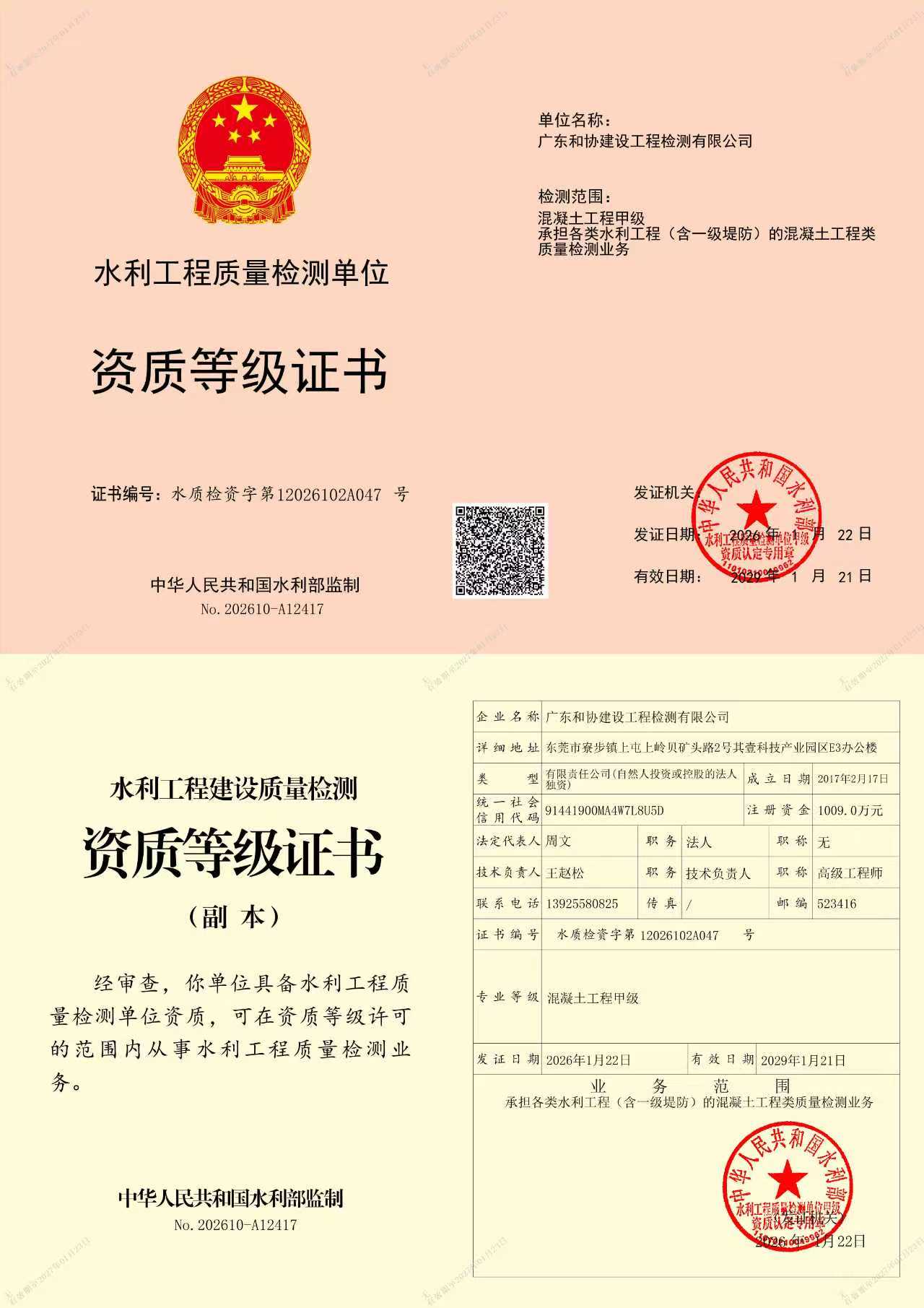 资质（资格）证书（原件扫描件）