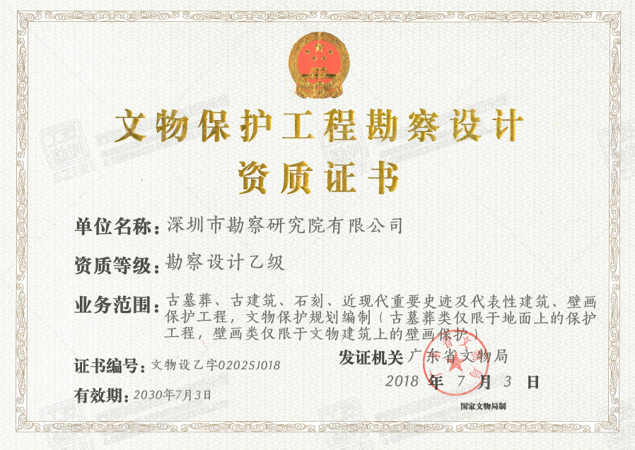 资质（资格）证书（原件扫描件）