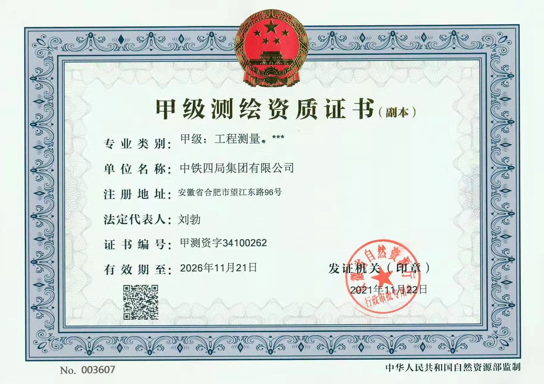 资质（资格）证书（原件扫描件）