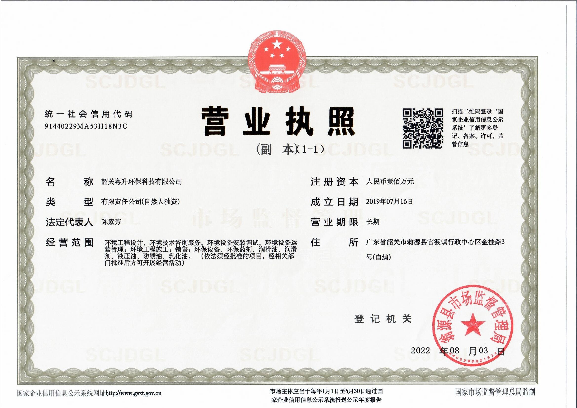 营业执照或法人登记证（原件扫描件）【企业提供营业执照，事业单位或社会组织提供法人登记证】
