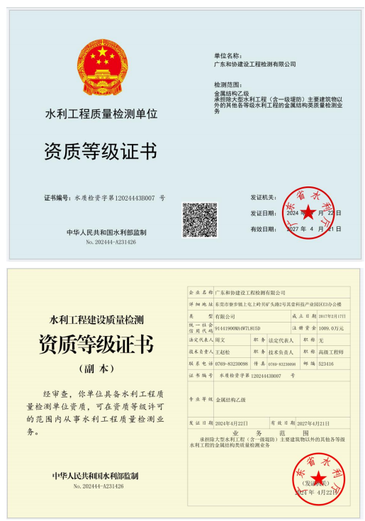 资质（资格）证书（原件扫描件）