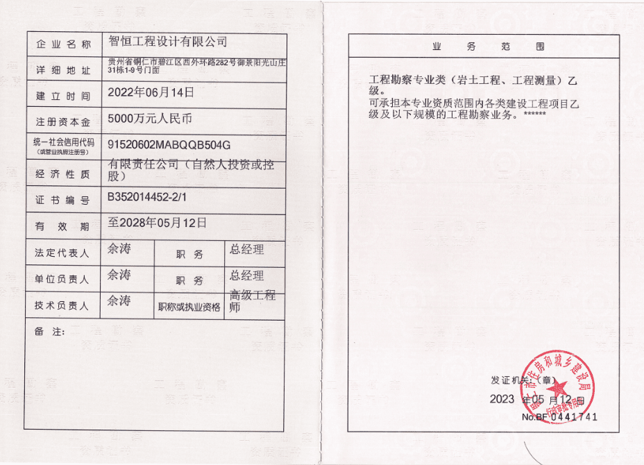 资质（资格）证书（原件扫描件）