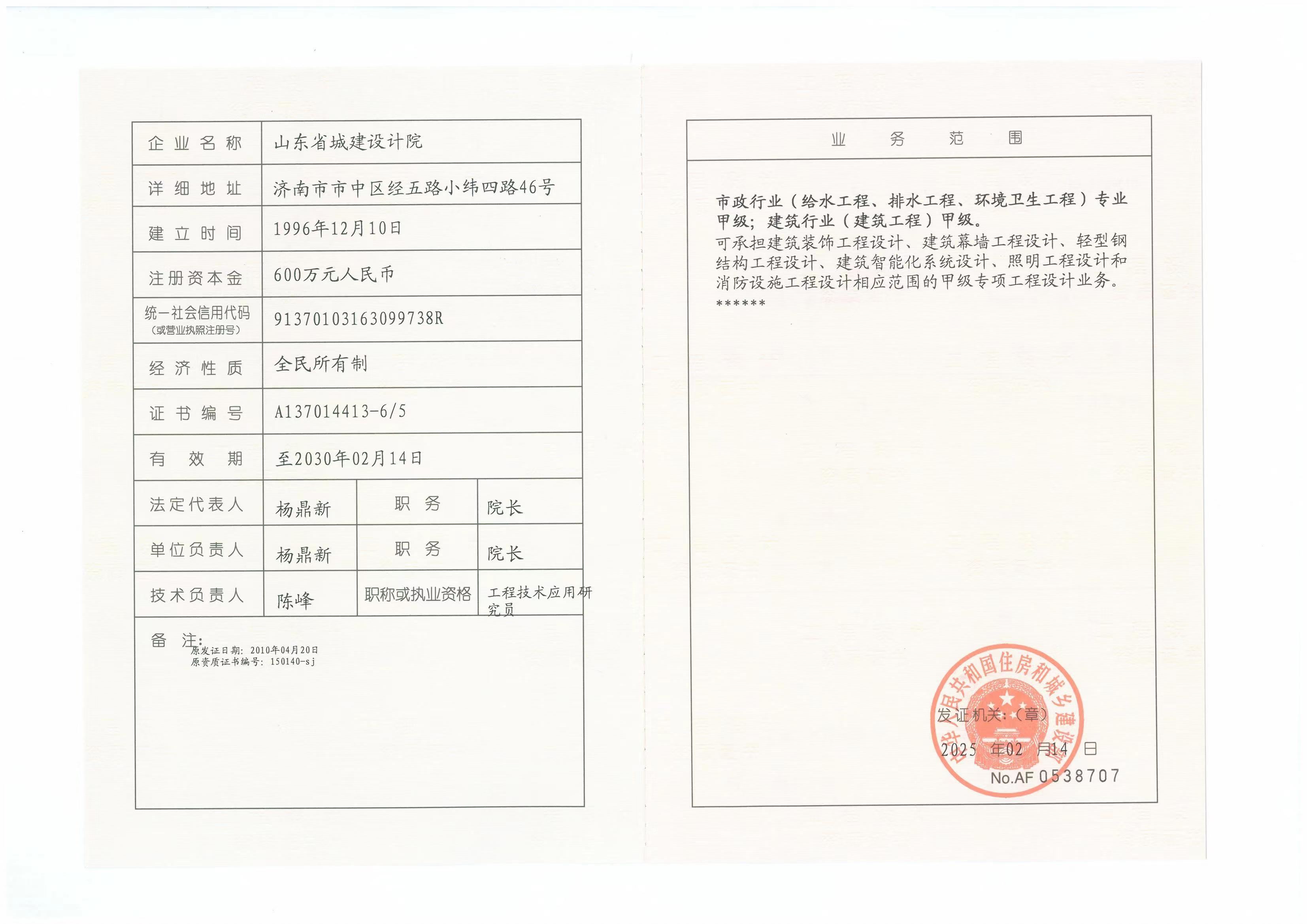 资质（资格）证书（原件扫描件）
