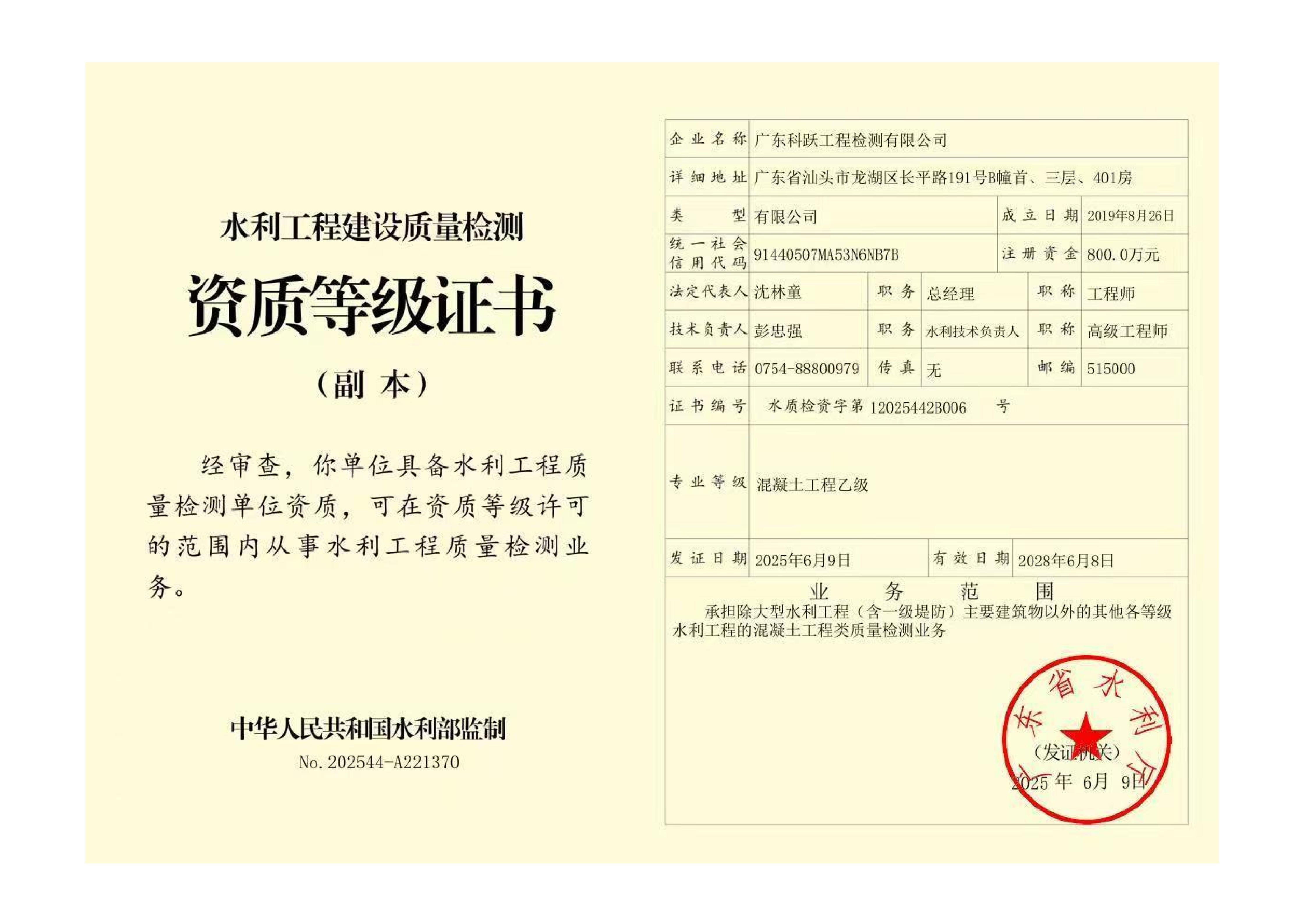 资质（资格）证书（原件扫描件）
