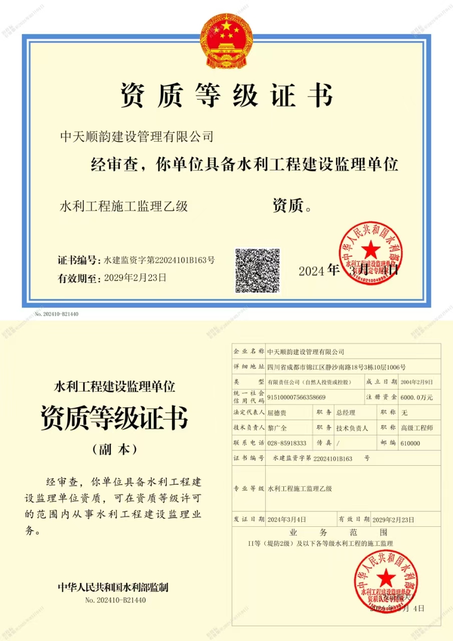 资质（资格）证书（原件扫描件）