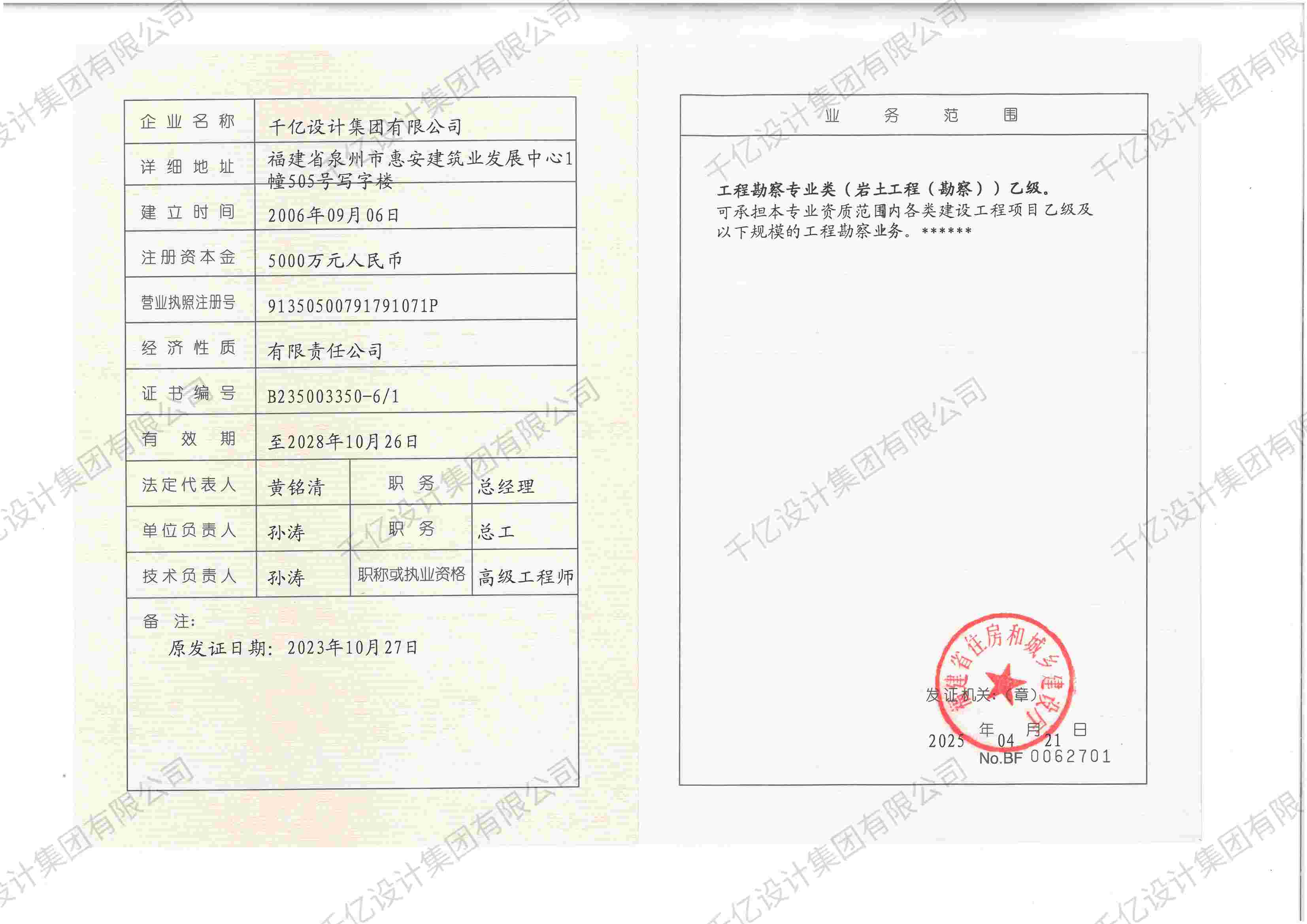资质（资格）证书（原件扫描件）