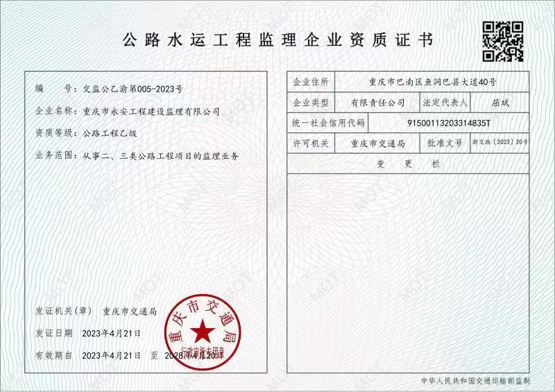 资质（资格）证书（原件扫描件）