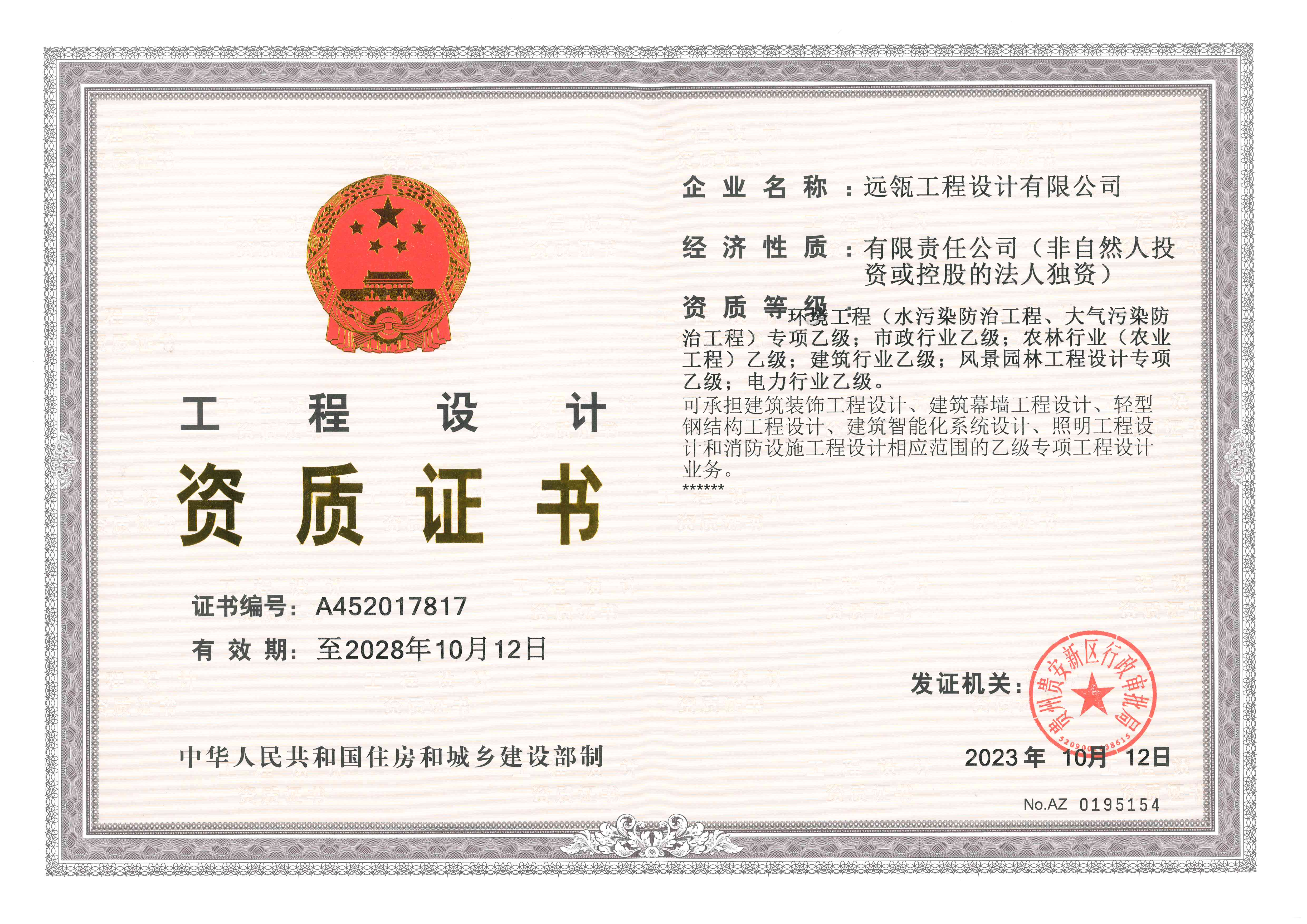 资质（资格）证书（原件扫描件）