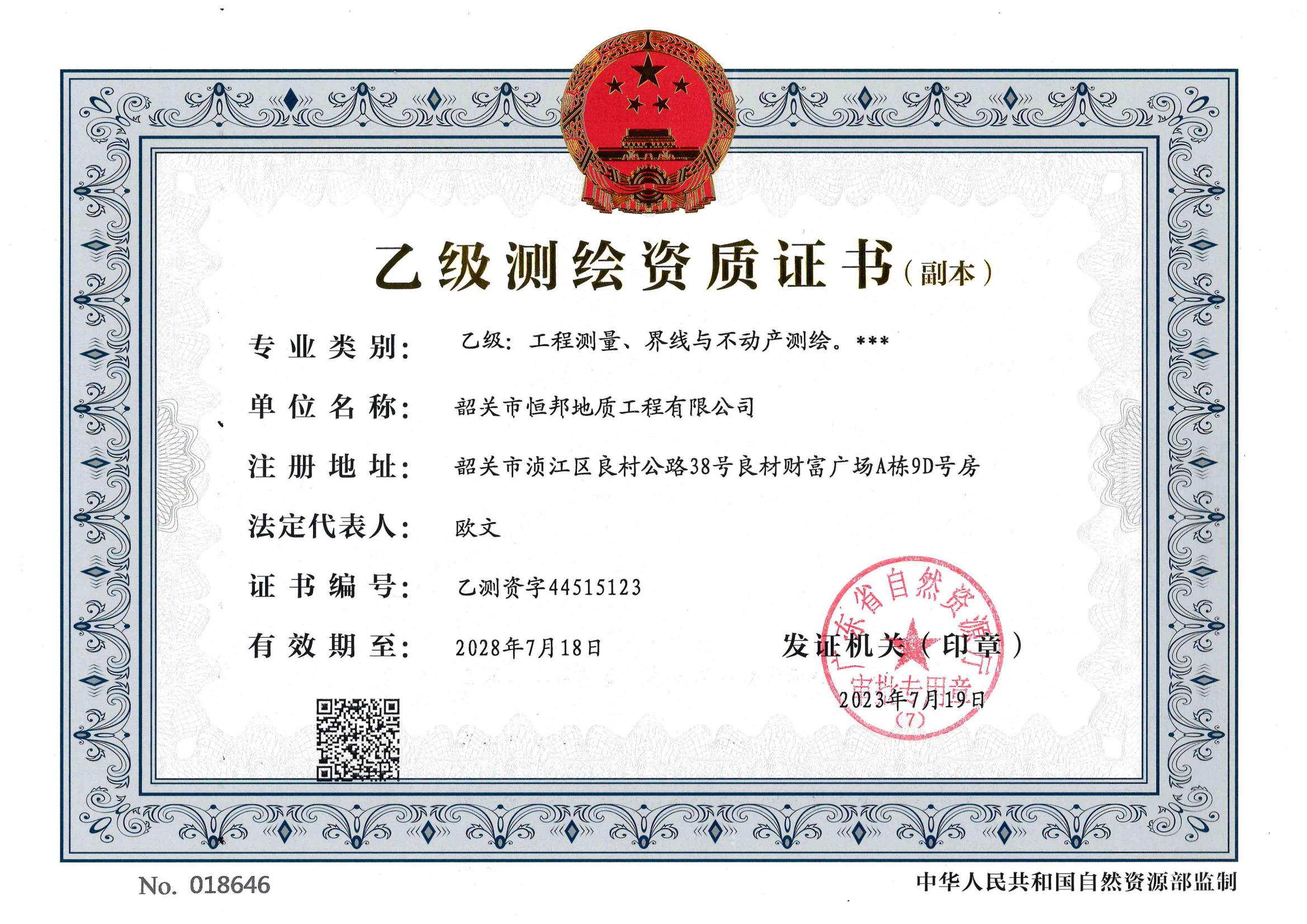 资质（资格）证书（原件扫描件）