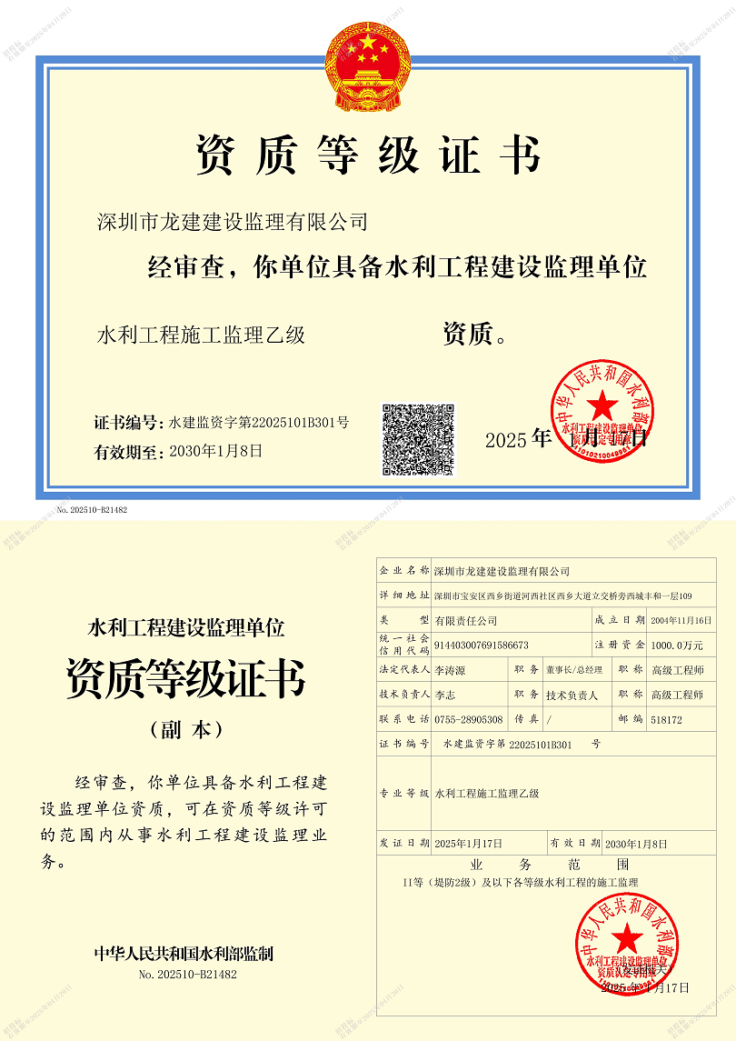 资质（资格）证书（原件扫描件）