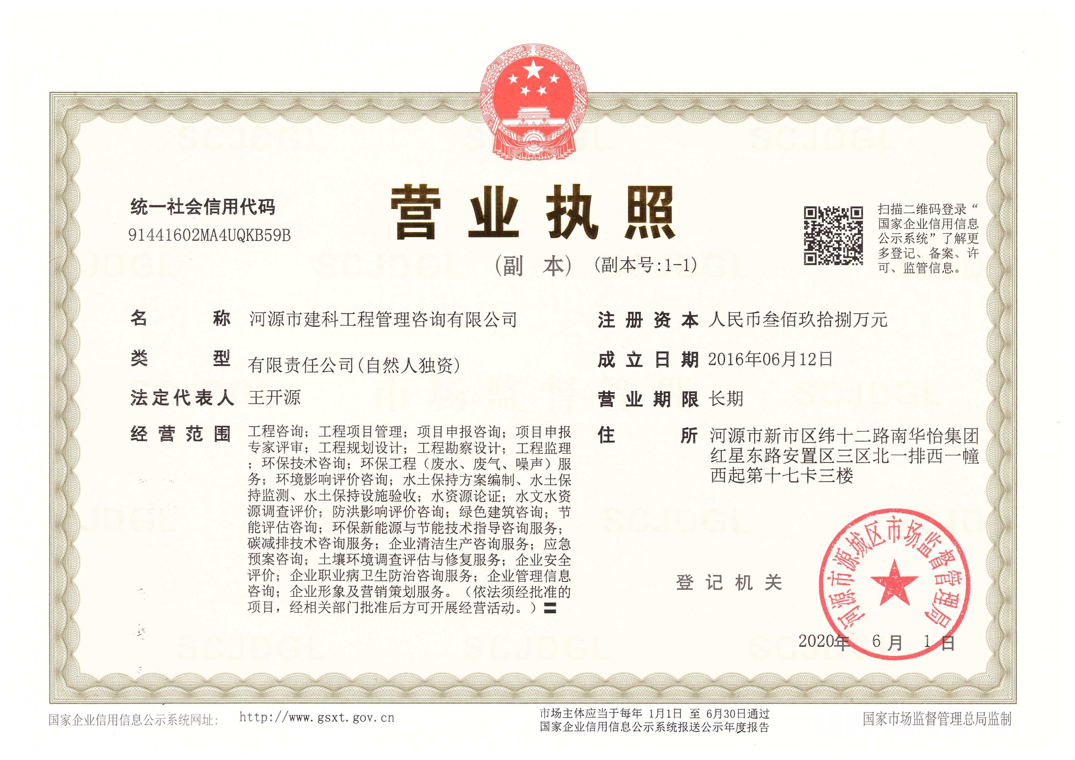 营业执照或法人登记证（原件扫描件）【企业提供营业执照，事业单位或社会组织提供法人登记证】