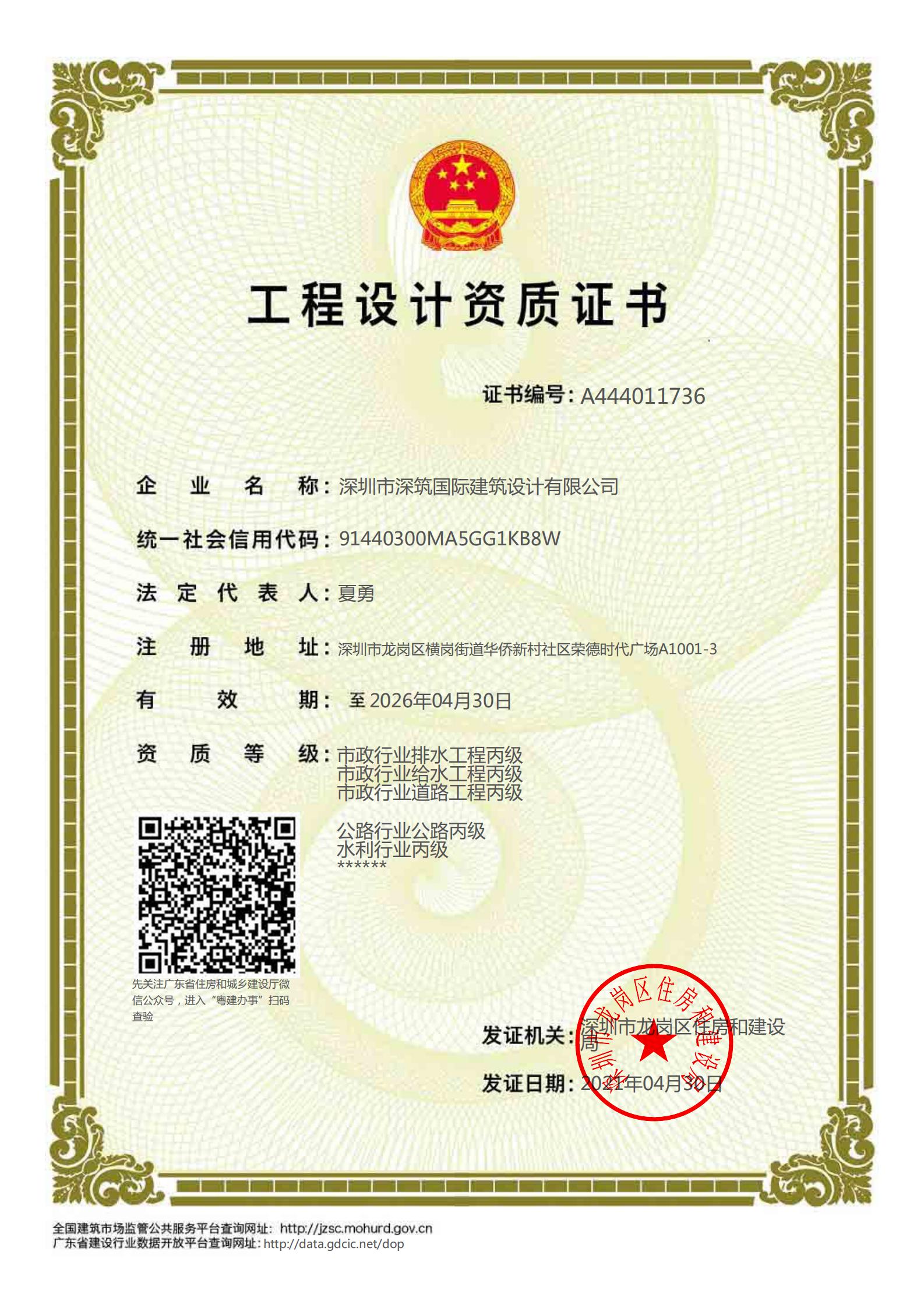 资质（资格）证书（原件扫描件）