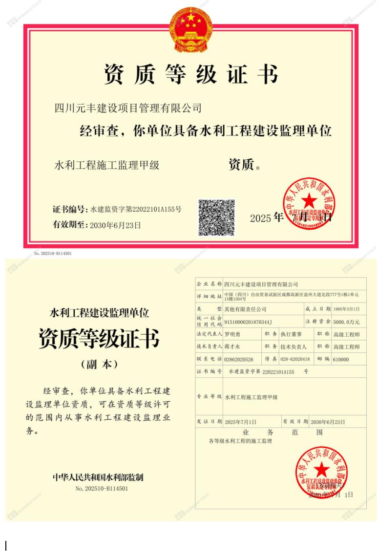 有关资质（资格）证书（原件扫描件）