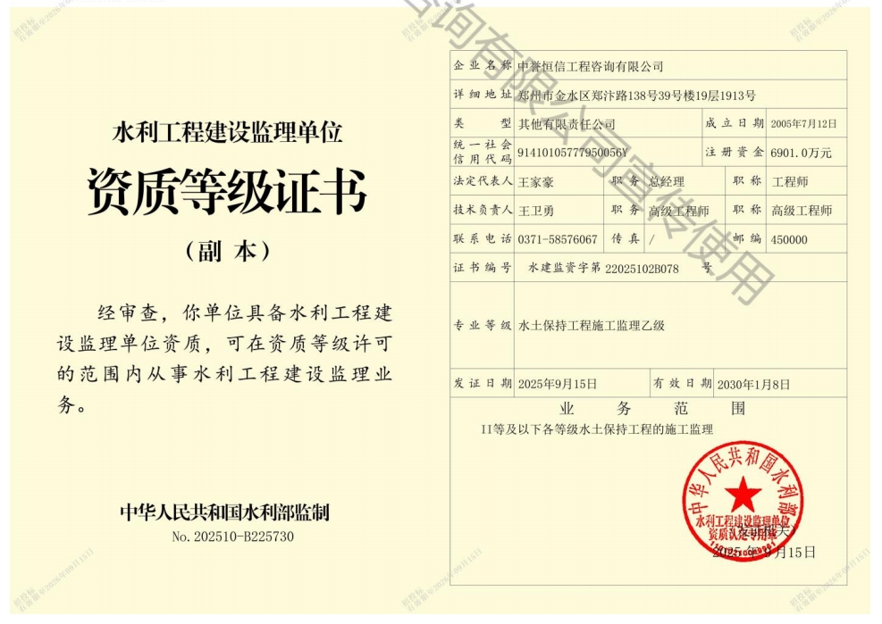 资质（资格）证书（原件扫描件）