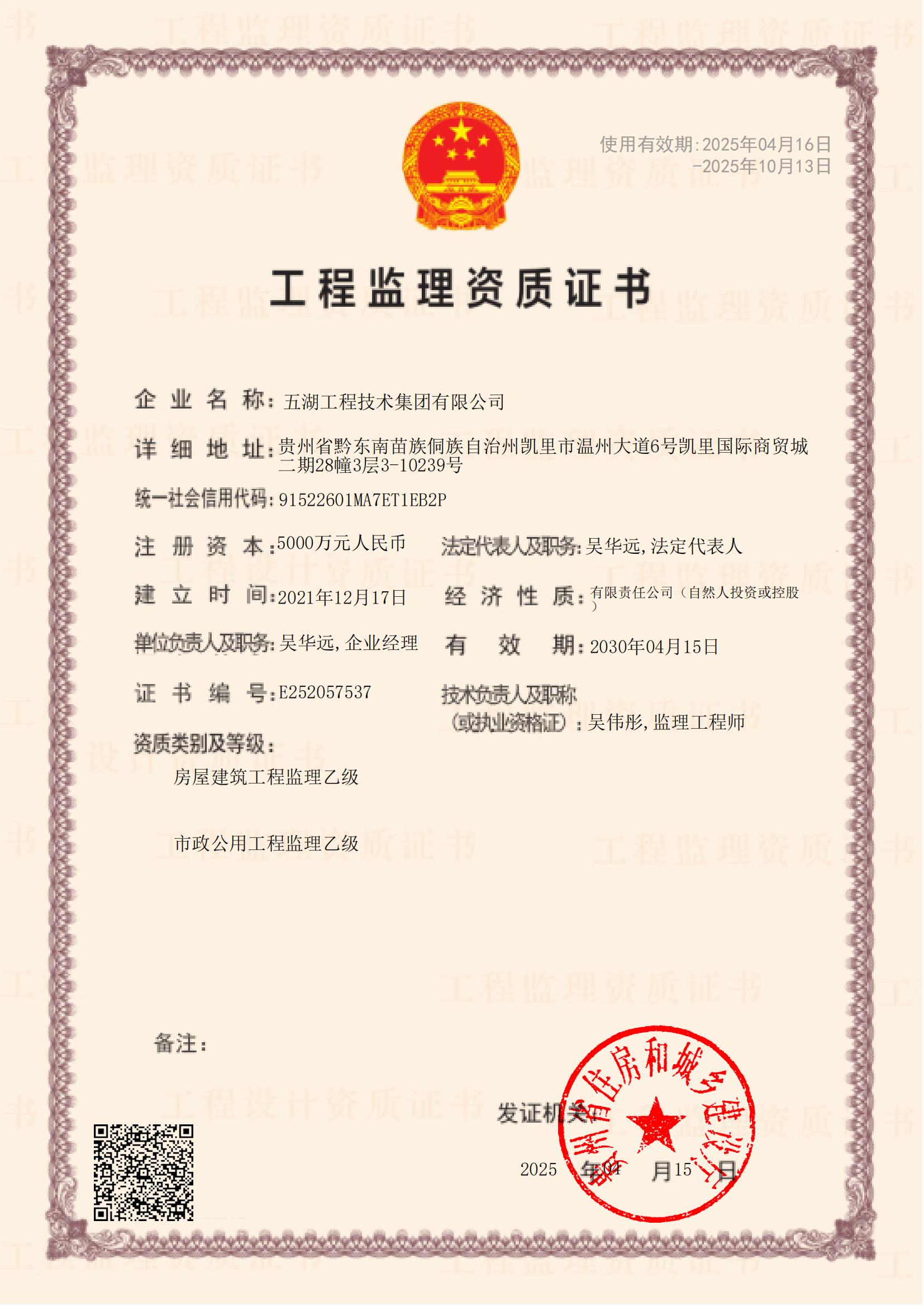 资质（资格）证书（原件扫描件）