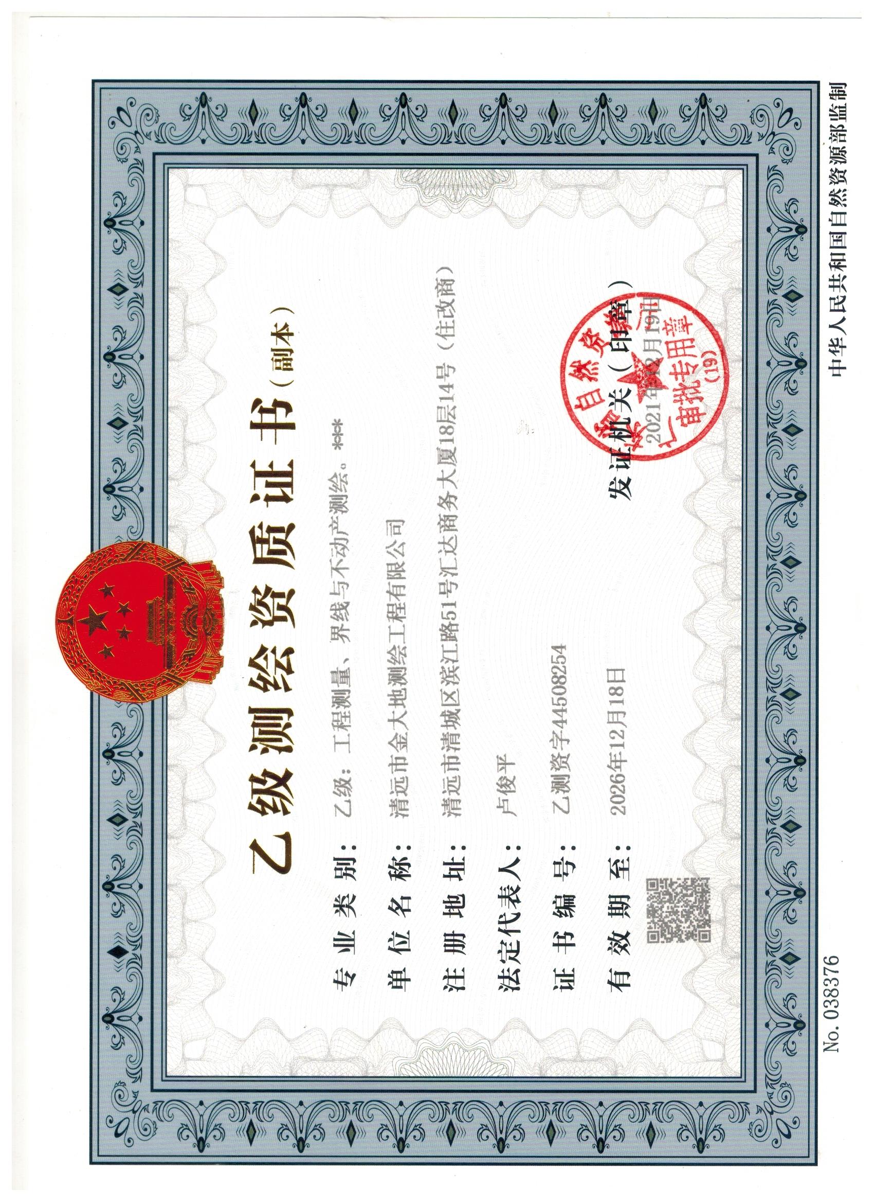 有关资质（资格）证书（原件扫描件）