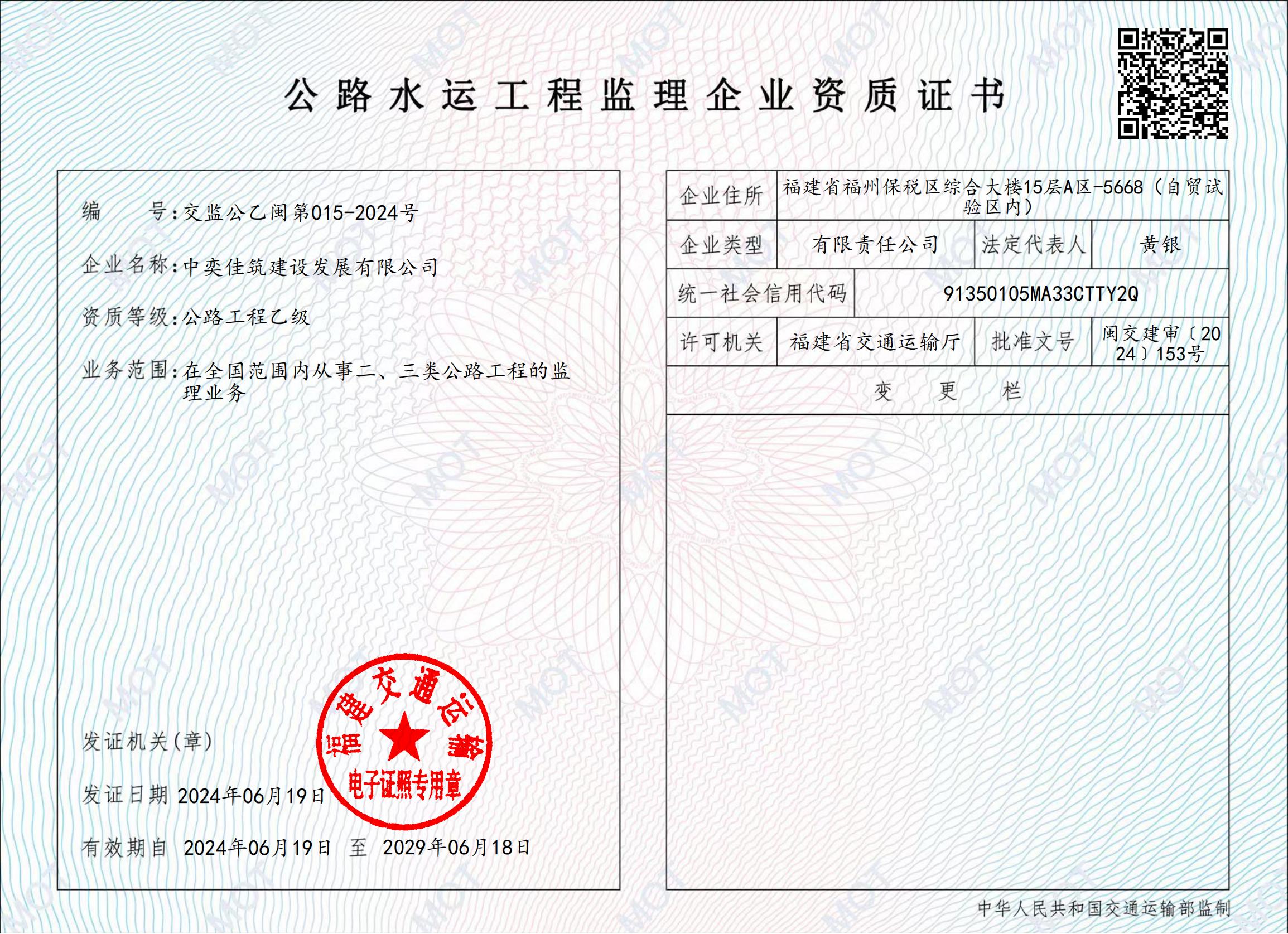 资质（资格）证书（原件扫描件）