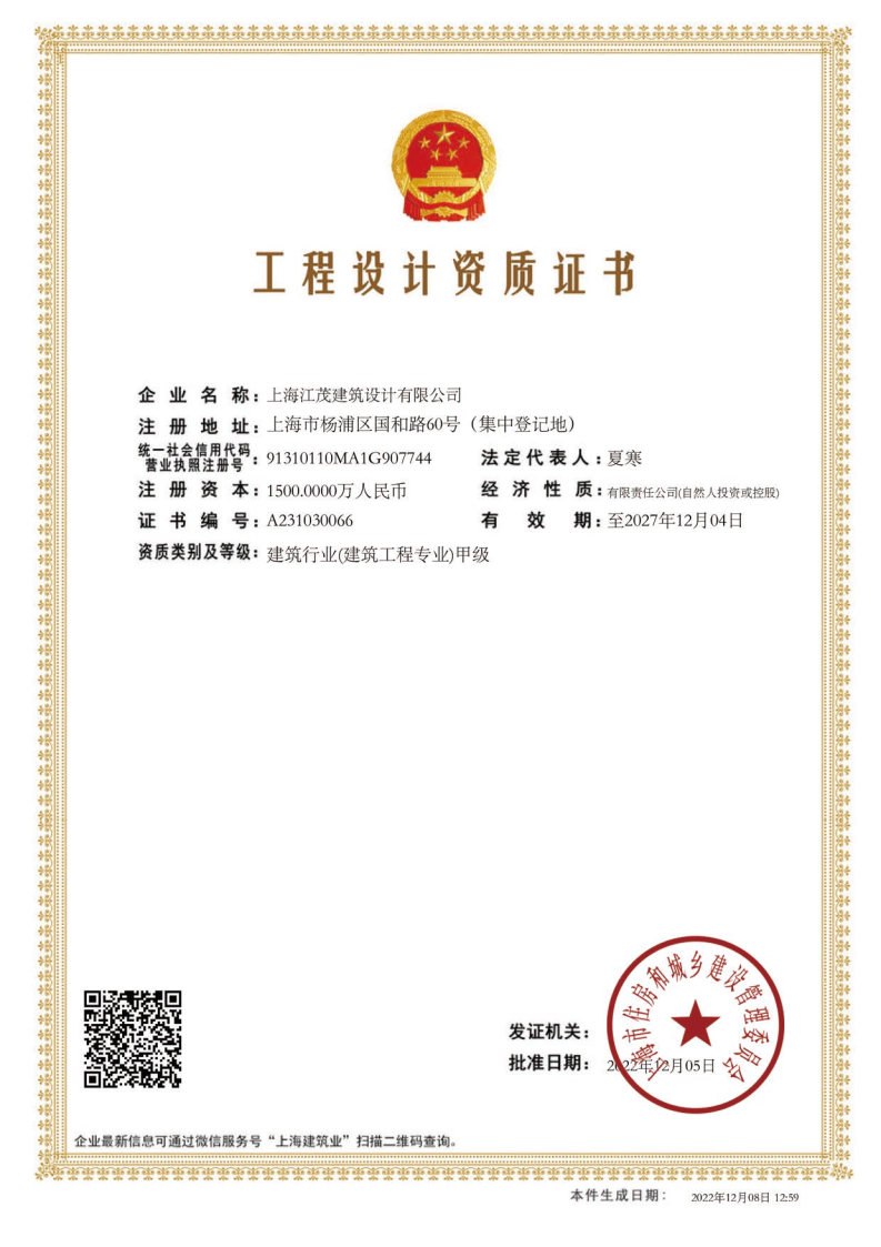 资质（资格）证书（原件扫描件）