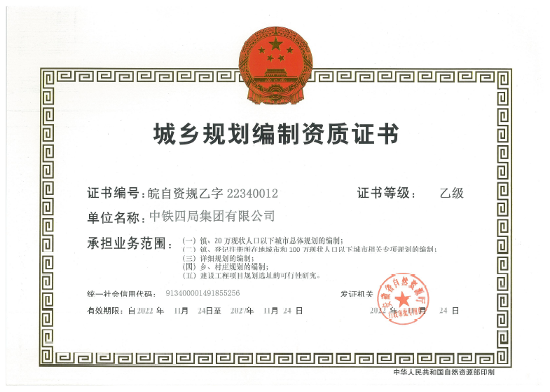 资质（资格）证书（原件扫描件）