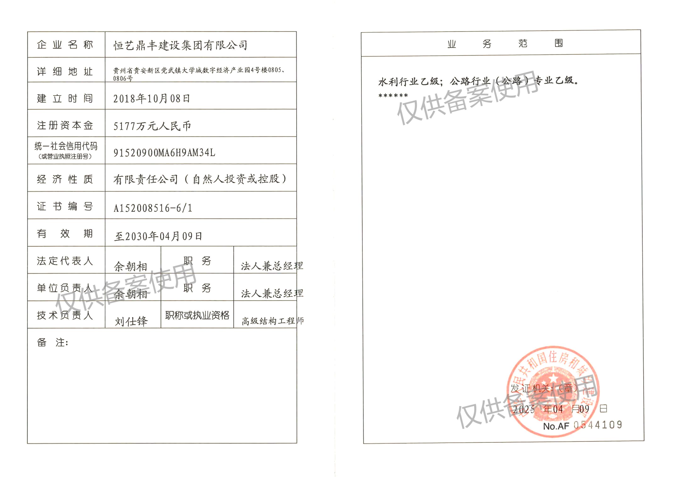 有关资质（资格）证书（原件扫描件）