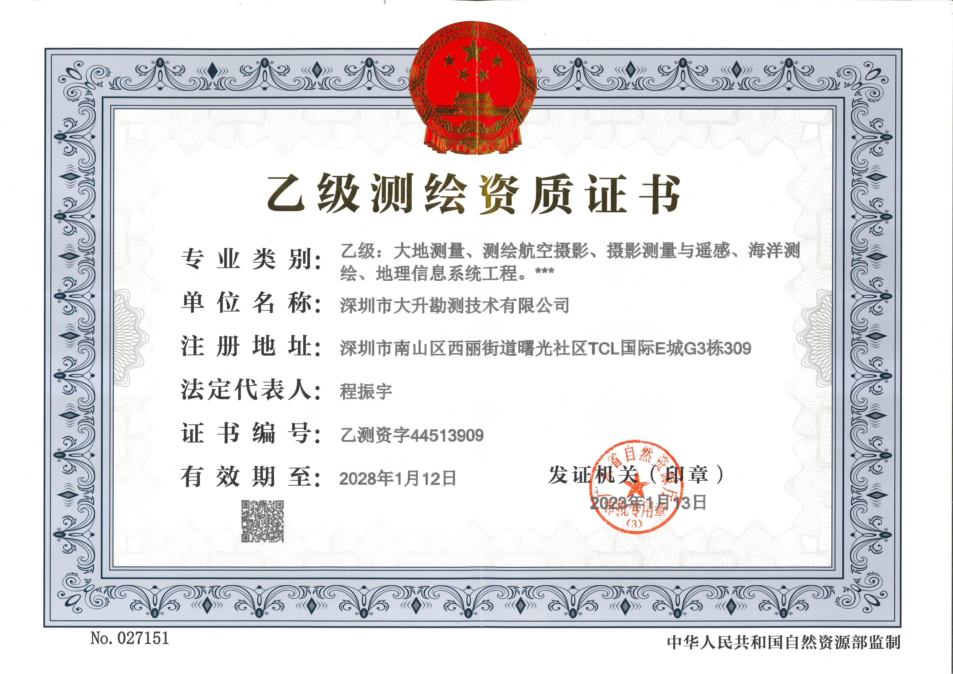 有关资质（资格）证书（原件扫描件）