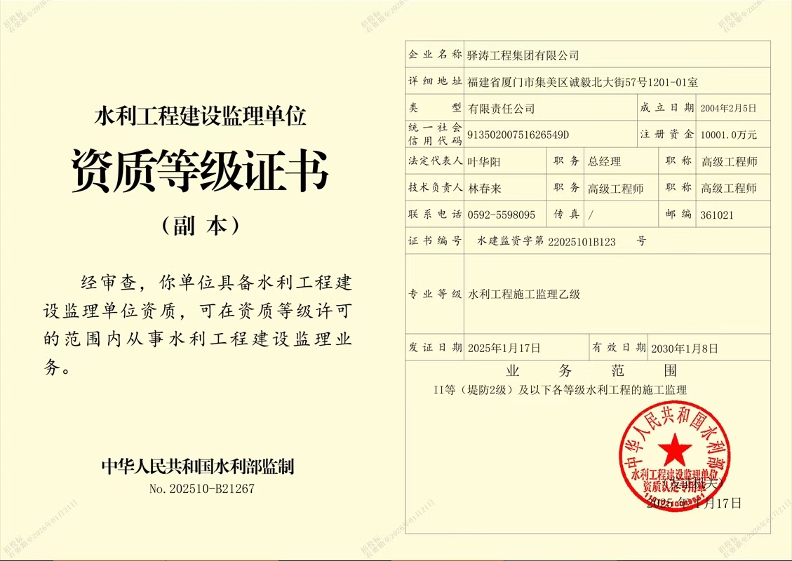 资质（资格）证书（原件扫描件）