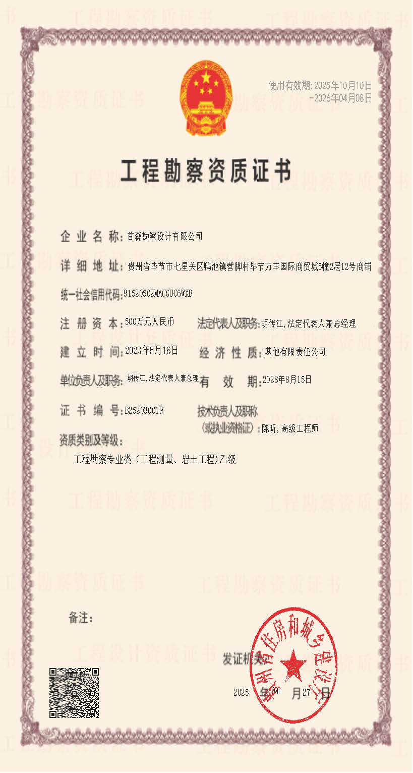 资质（资格）证书（原件扫描件）