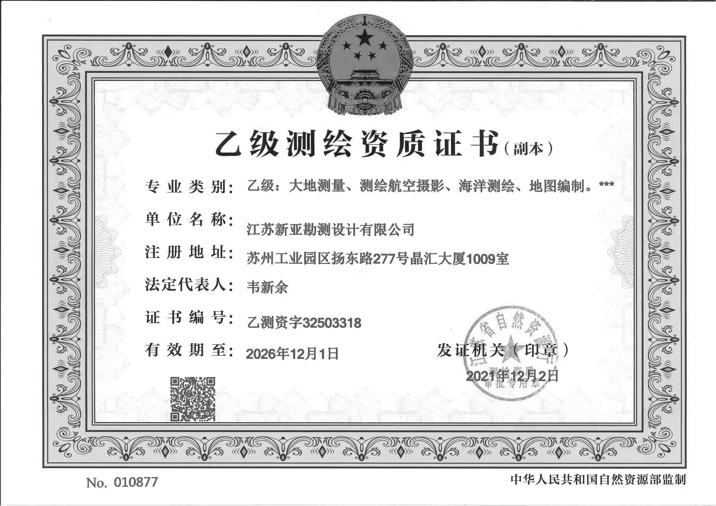 有关资质（资格）证书（原件扫描件）